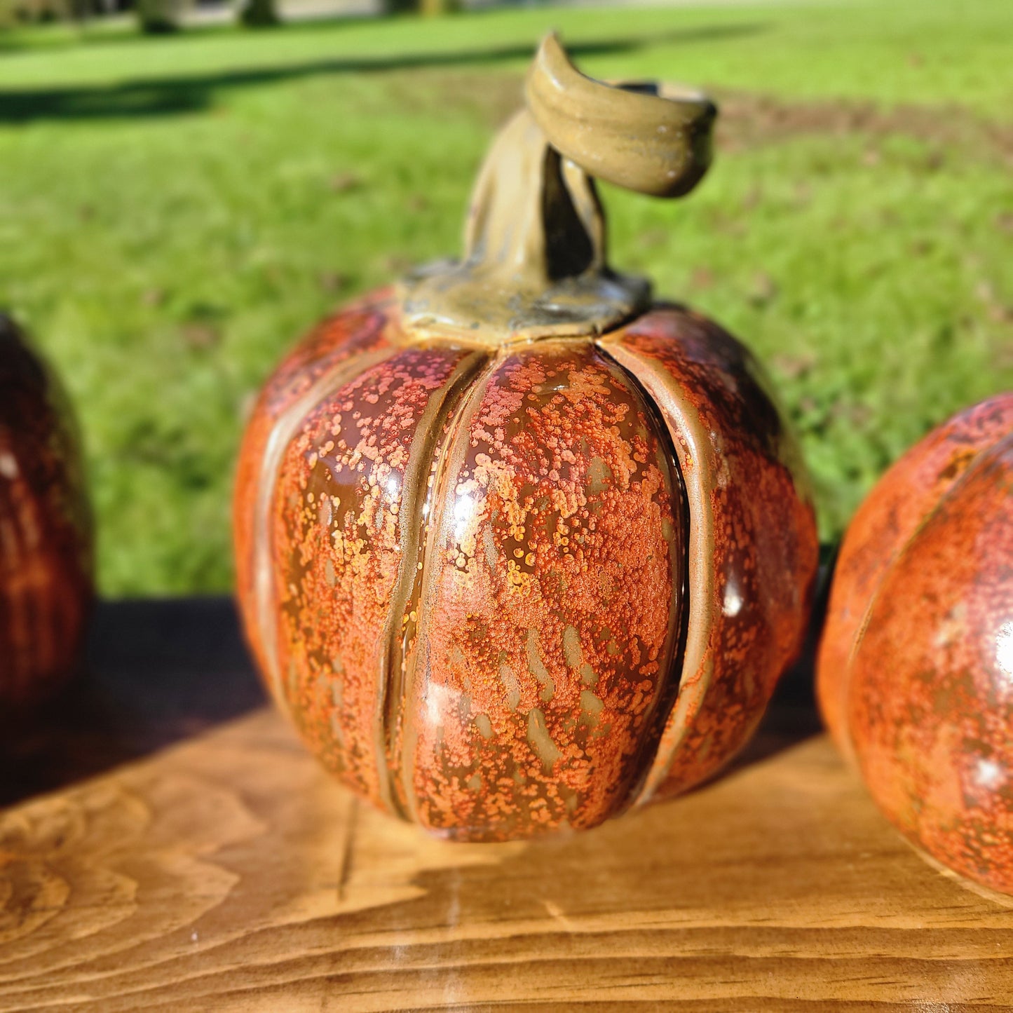 Copper Green pumpkins