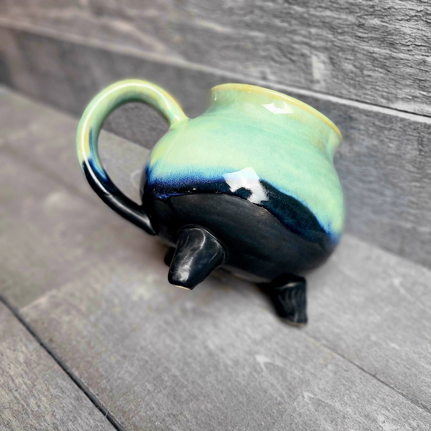 Handmade Colorful Cauldron Mugs