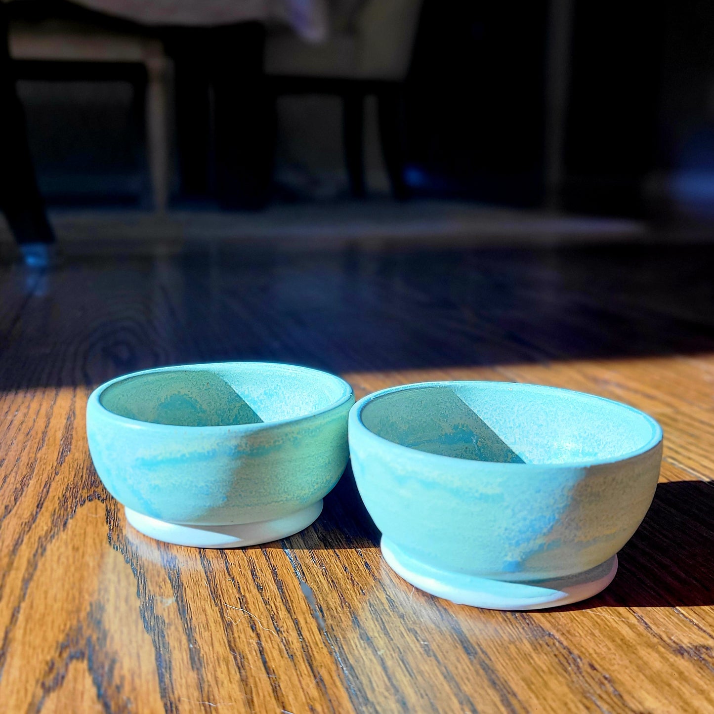 Handmade Pairs of Snack Bowls