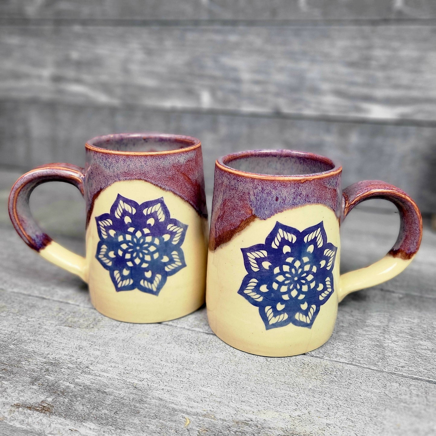 Purple Mandala Mugs